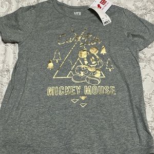 Disney Uniqlo camp with Mickey T-shirt